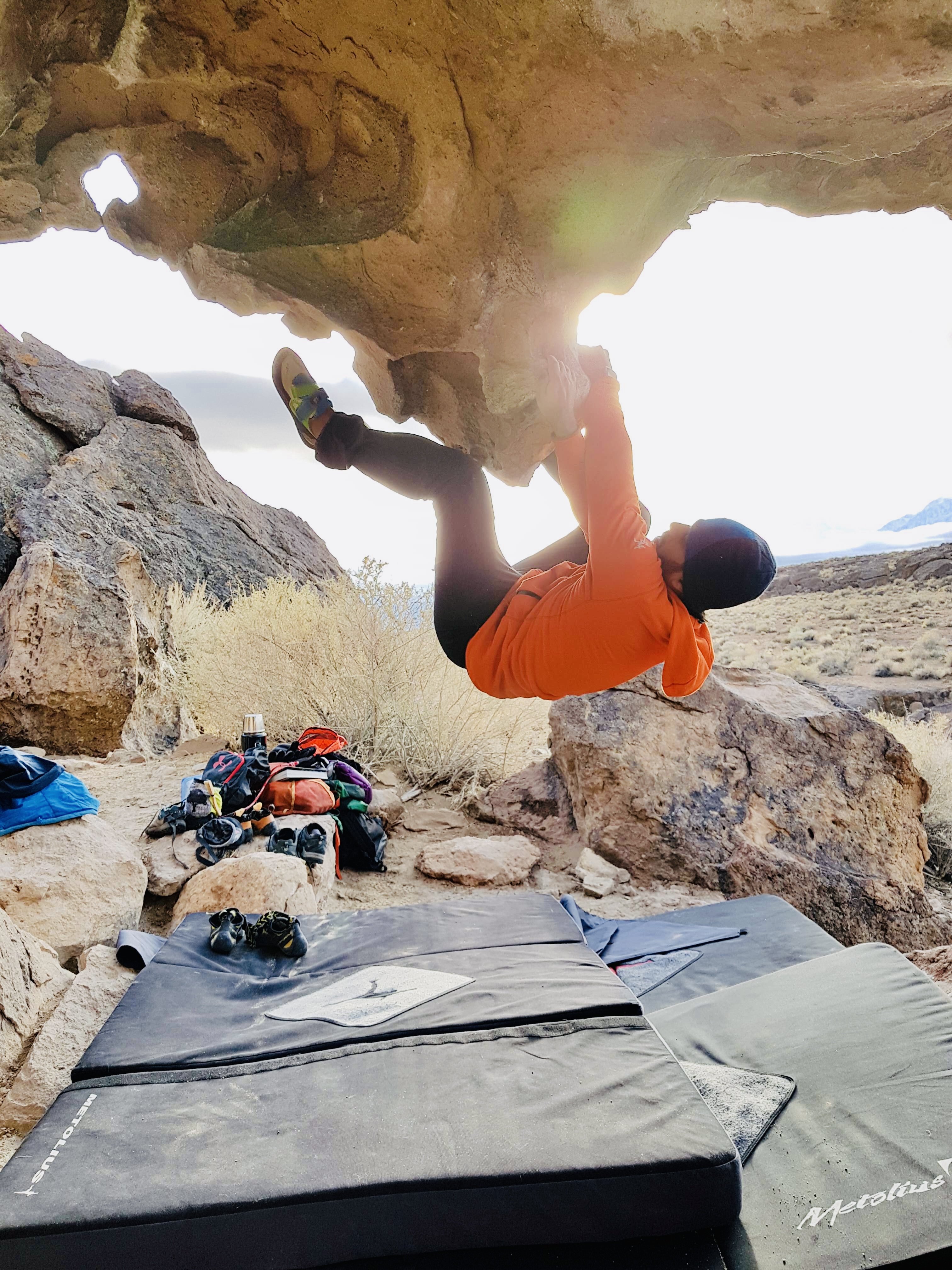 Climbing in Bishop, CA